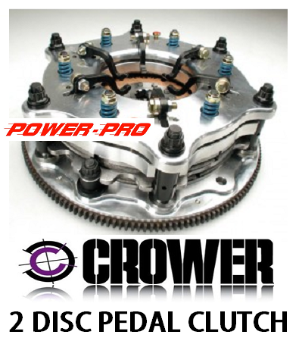 CROWER SPRINGER ALUMINUM 11" 2 DISC CLUTCHES  