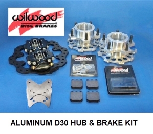 DANA 30 ALUMINUM HUB & BRAKE KIT 