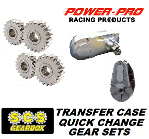 SCS 4x4 TRANSFER CASE GEAR SETS (Drop Boxes & Thru Case) 