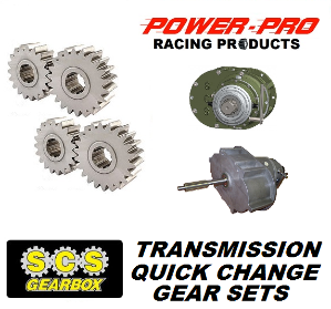 SCS TRANSMISSION 20-30-40 & TWIN GEAR SETS 