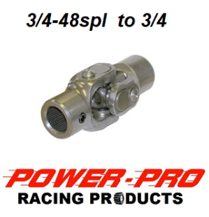 3/4 X 3/4-48spl RACK STEERING U-JOINT 