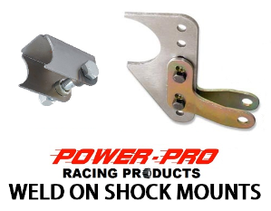 SHOCK BRACKETS - WELD ON 